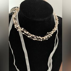 Pearl headband / necklace